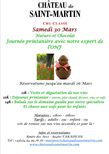 Fête du printemps château de Saint Martin